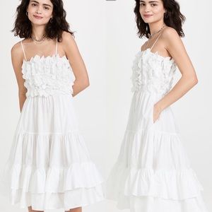 *NEW* MSGM ruffled-detail dress